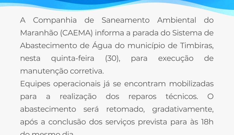 TIMBIRAS - 30.04