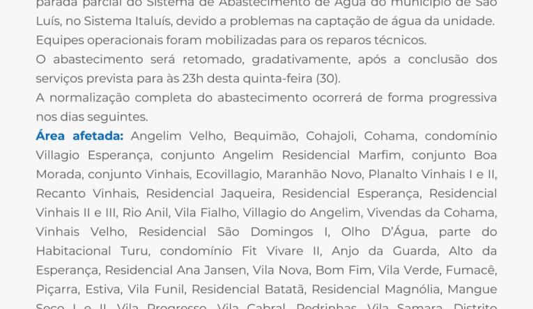 SÃO LUÍS - 30.04