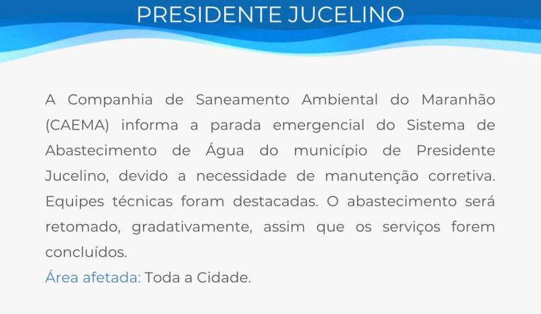 PRESIDENTE JUCELINO - 08.05