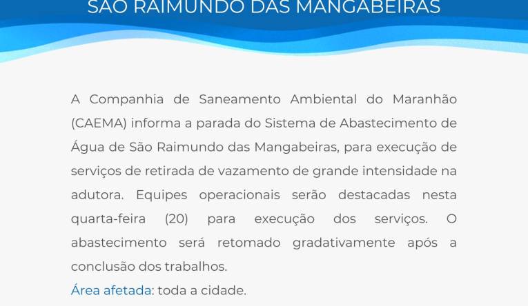 SÃO RAIMUNDO DAS MANGABEIRAS - 19.05