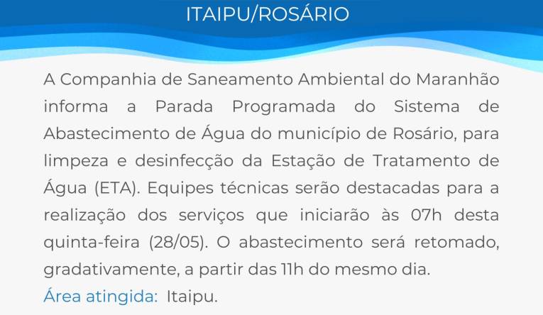 ITAIPU/ROSÁRIO - 27.05