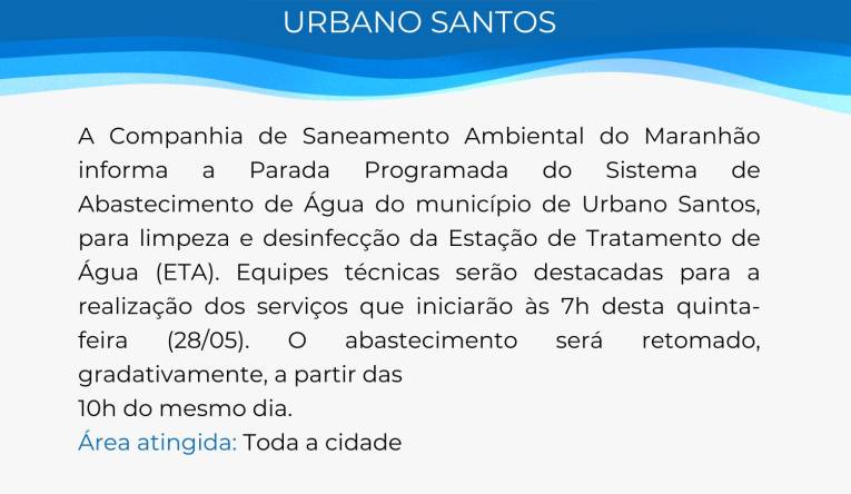 URBANO SANTOS - 27.05