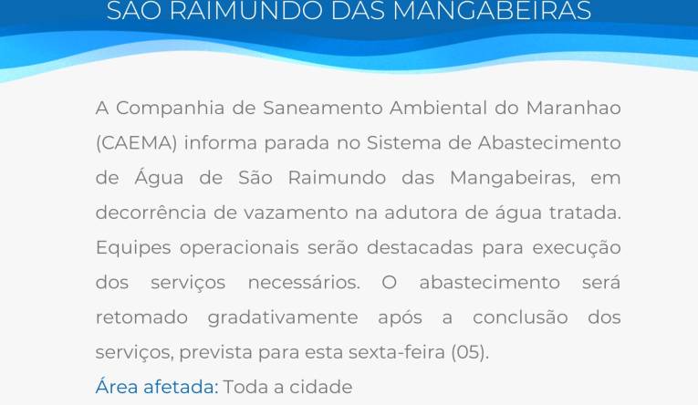 SÃO RAIMUNDO DAS MANGABEIRAS - 04.06