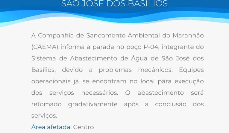 SÃO JOSÉ DOS BASÍLIOS - 11.06