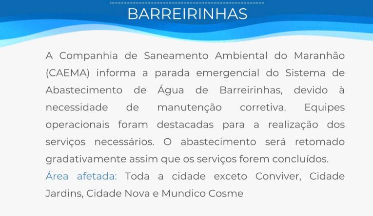 BARREIRINHAS - 22.06