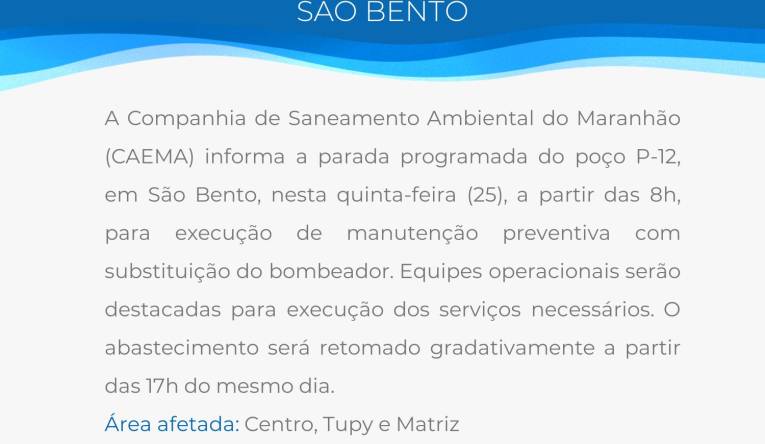 SÃO BENTO - 24.06