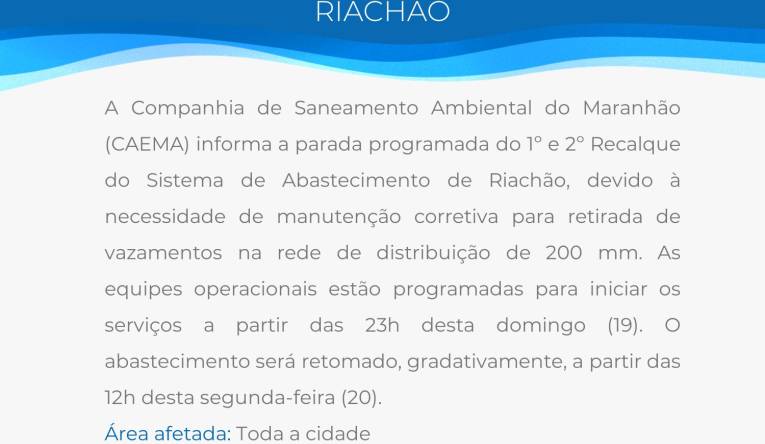 RIACHÃO - 18.07