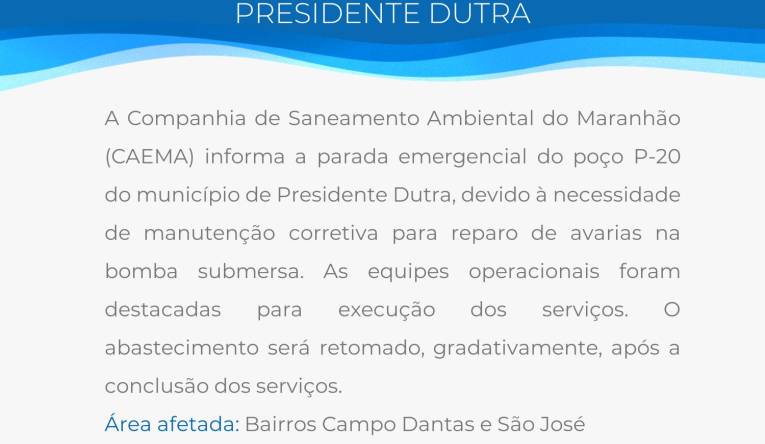 PRESIDENTE DUTRA - 24.07