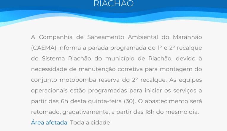 RIACHÃO - 29.07