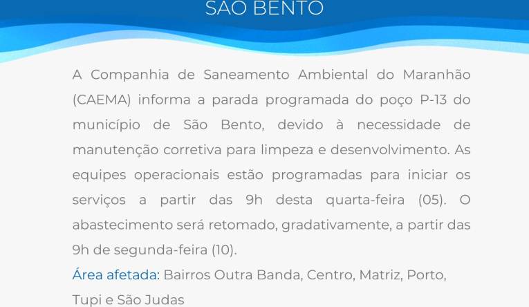 SÃO BENTO - 03.08
