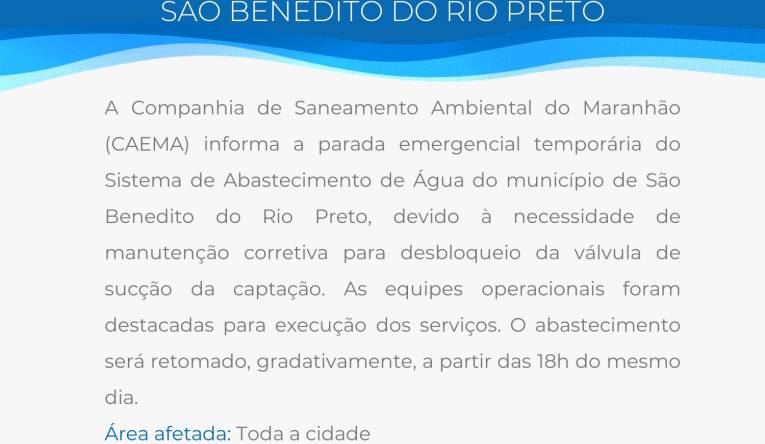SÃO BENEDITO DO RIO PRETO - 20.08