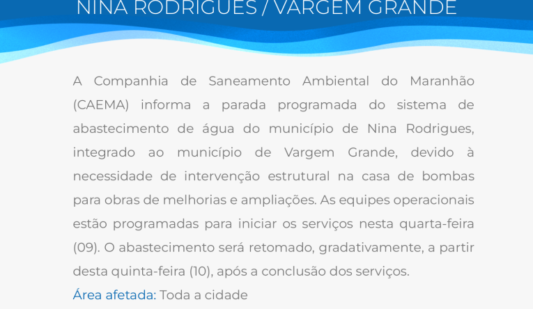 NINA RODRIGUES / VARGEM GRANDE - 08.09